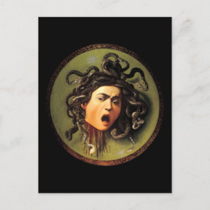 Medusa, Caravaggio Postcard