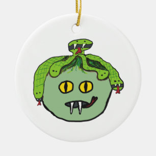 Medusa Ceramic Tree Decoration