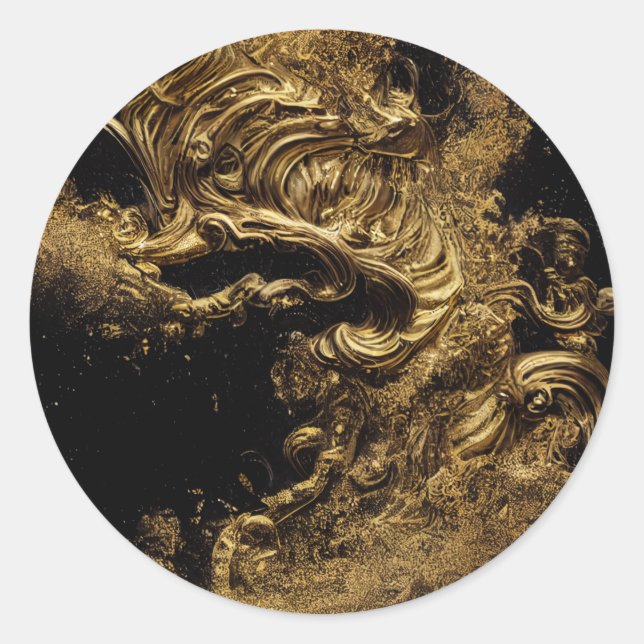 Medusa Classic Round Sticker (Front)