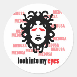 Medusa Classic Round Sticker