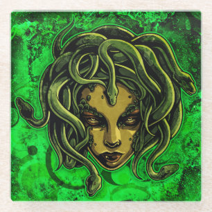 Medusa Glass Coaster