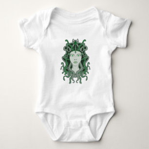 Medusa Gorgo Snake Gorgon Monster Greek Mythology Baby Bodysuit