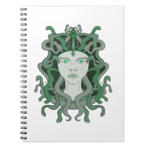 Medusa Gorgo Snake Gorgon Monster Greek Mythology Notebook