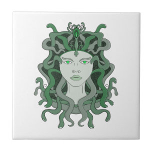 Medusa Gorgo Snake Gorgon Monster Greek Mythology Tile