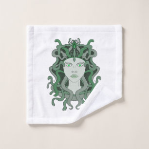 Medusa Gorgo Snake Gorgon Monster Greek Mythology Wash Cloth