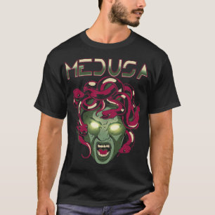 Medusa Gorgon Ancient Greek Gods and Monsters Myth T-Shirt