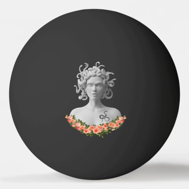 Medusa Gorgon Greek Mythology Ping Pong Ball (Front)