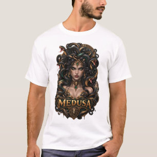 Medusa Gorgon Greek Mythology Snake Goddess Men's T-Shirt
