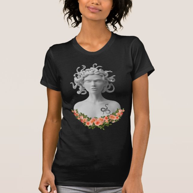 Medusa Gorgon Greek Mythology T-Shirt (Front)
