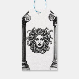 Medusa Gorgon Snake Hair Mythology Art Gift Tags