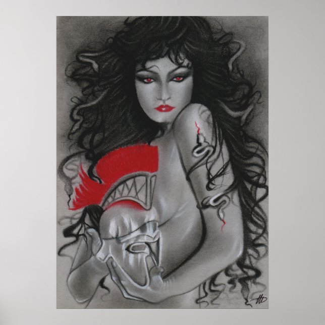 Medusa Greek Mythology Poster (Front)