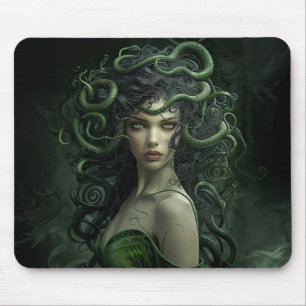 Medusa, Greek Mythology Snake Goddess, Gorgon #1 Mouse Pad