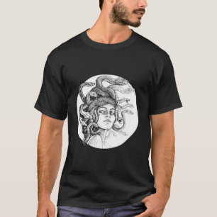 Medusa Greek Snakes Ancient Greece Mythology Gothi T-Shirt