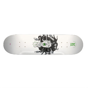 "Medusa" grey Skateboard