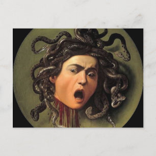 Medusa Head By Caravaggio Postcard