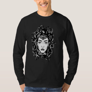 Medusa Head Snake Hair Greek Mythology Ancient Gre T-Shirt