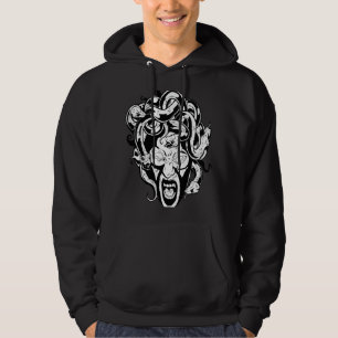 Medusa Head Snake Hair Mythology Ancient Greek Hoodie