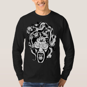 Medusa Head Snake Hair Mythology Ancient Greek T-Shirt