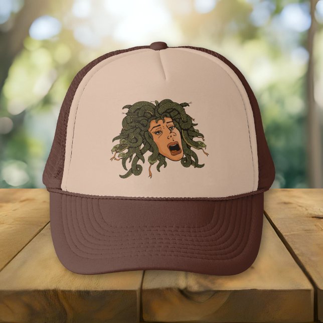 Medusa Head Trucker Hat (Creator Uploaded)