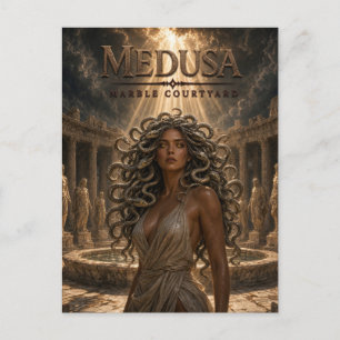 Medusa Marble Courtyard Dark Cinema Postcard