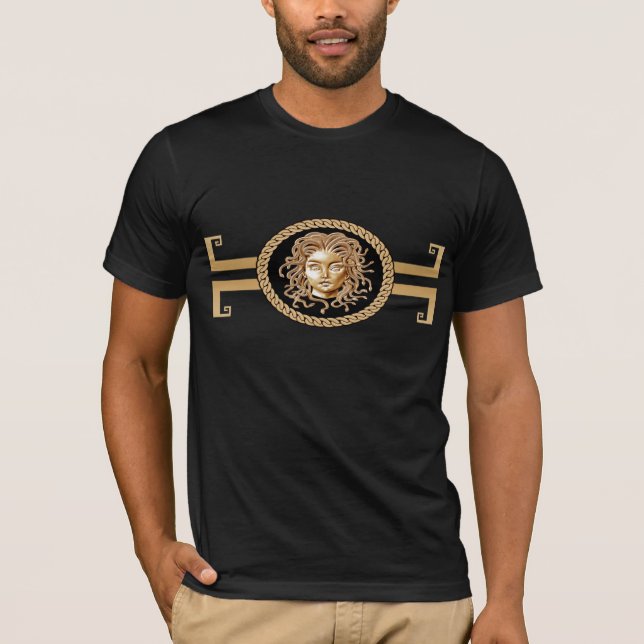 Medusa Medallion Gold T-Shirt (Front)