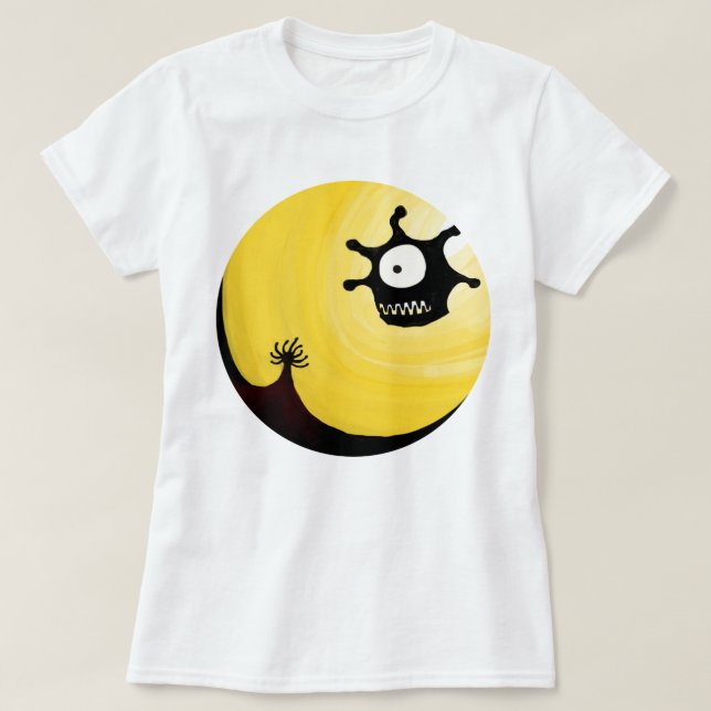 Medusa meets a beholder T-Shirt (Design Front)