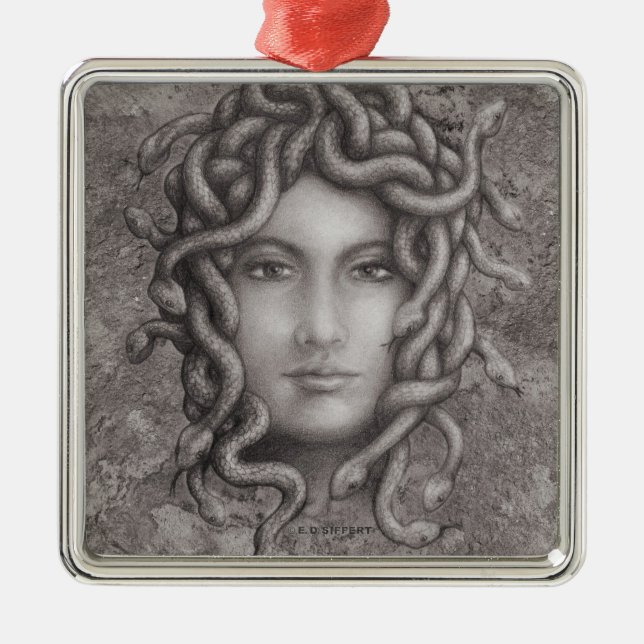 Medusa Metal Tree Decoration (Front)