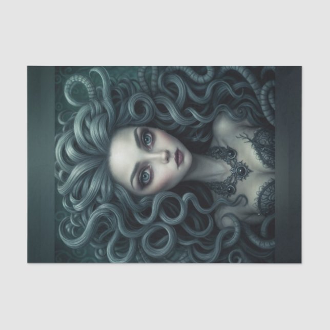 Medusa Mythical Decoupage Paper (Front)