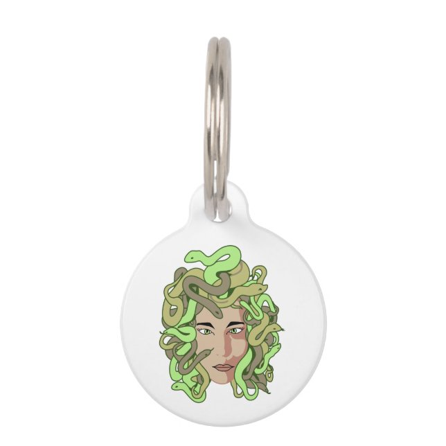 Medusa Pet Tag (Front)