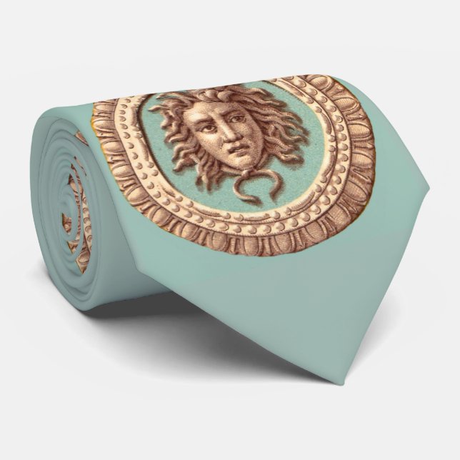 Medusa print tie (Rolled)