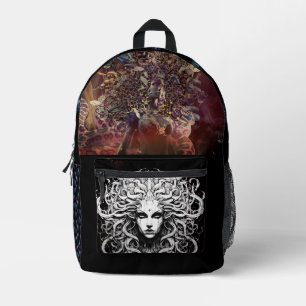 Medusa  printed backpack