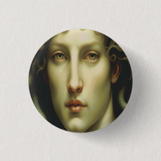 Medusa Renaissance Style 3 Cm Round Badge