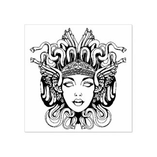 Medusa Rubber Stamp