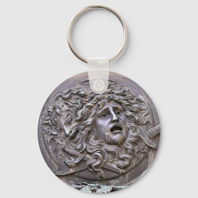 Medusa Shield of Athena Key Ring (Front)
