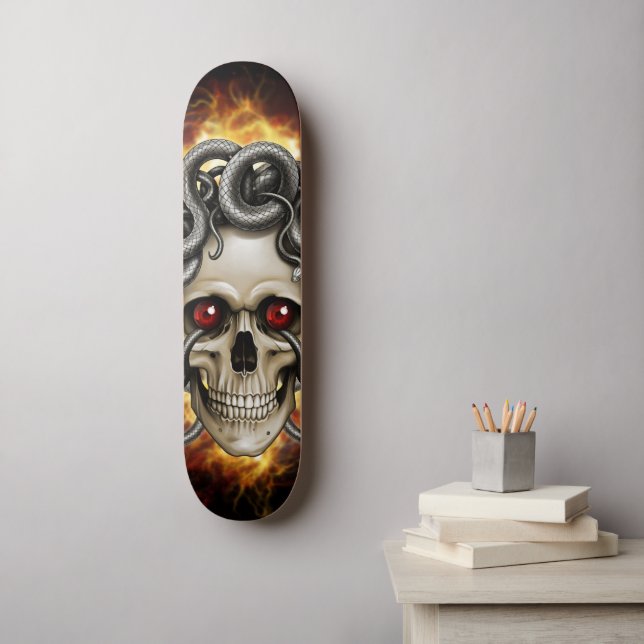 Medusa Skull Skateboard (Wall Art)