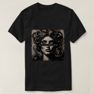 Medusa Smile Dark Gothic Art T-Shirt