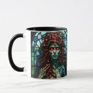 Medusa - Stained Glass Window Tiffany Style Mug