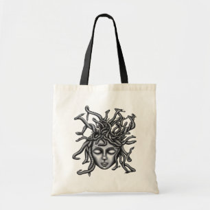 Medusa Statue, Greek Sculpture, Mythology Tote Bag