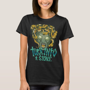 Medusa Stone Ancient Greek Mythology T-Shirt