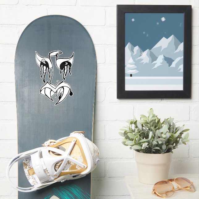 Medusa the artist_awaynowe Horror 14MMHeads Diecut (Snowboard)