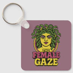 Medusa the Female Gaze Key Ring