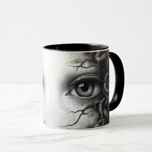 "Medusa's Gaze" Ceramic Cup