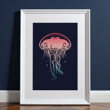 Meduse Sea Creature Print | Meduse Wall Print