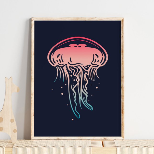 Meduse Sea Creature Print | Meduse Wall Print (Creator Uploaded)