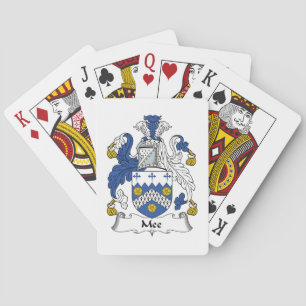 Mee Family Crest Playing Cards