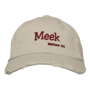 MEEK Bible Quotes Customise it Embroidered Hat