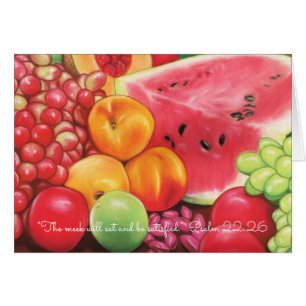Meek Eat & Be Satisfied~Scripture~ Fruit Pastels