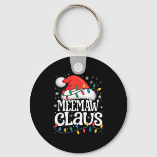 Meemaw Claus Funny Xmas Christmas Grandma Holiday  Key Ring