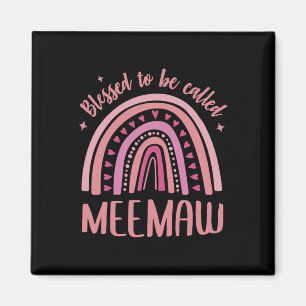 Meemaw S For Grandma Women Mothers Day Blessed Mee Magnet