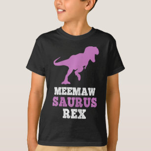 Meemaw-saurus Rex Dino Dinosaur Meemawsaurus Funny T-Shirt